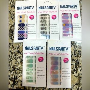 5 pack of nail wraps